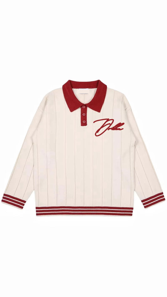 DRKHN POLO KNIT SWEATER